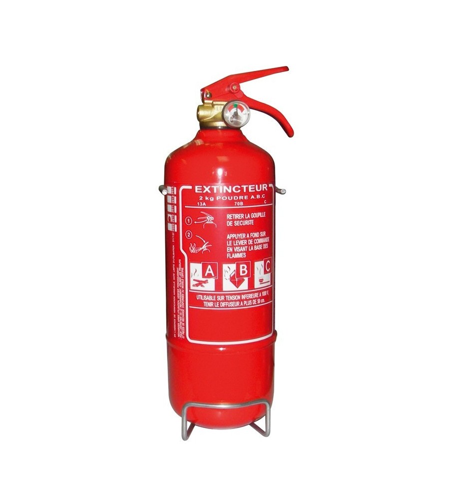 Extincteur d'incendie 2 kg - Sécurité