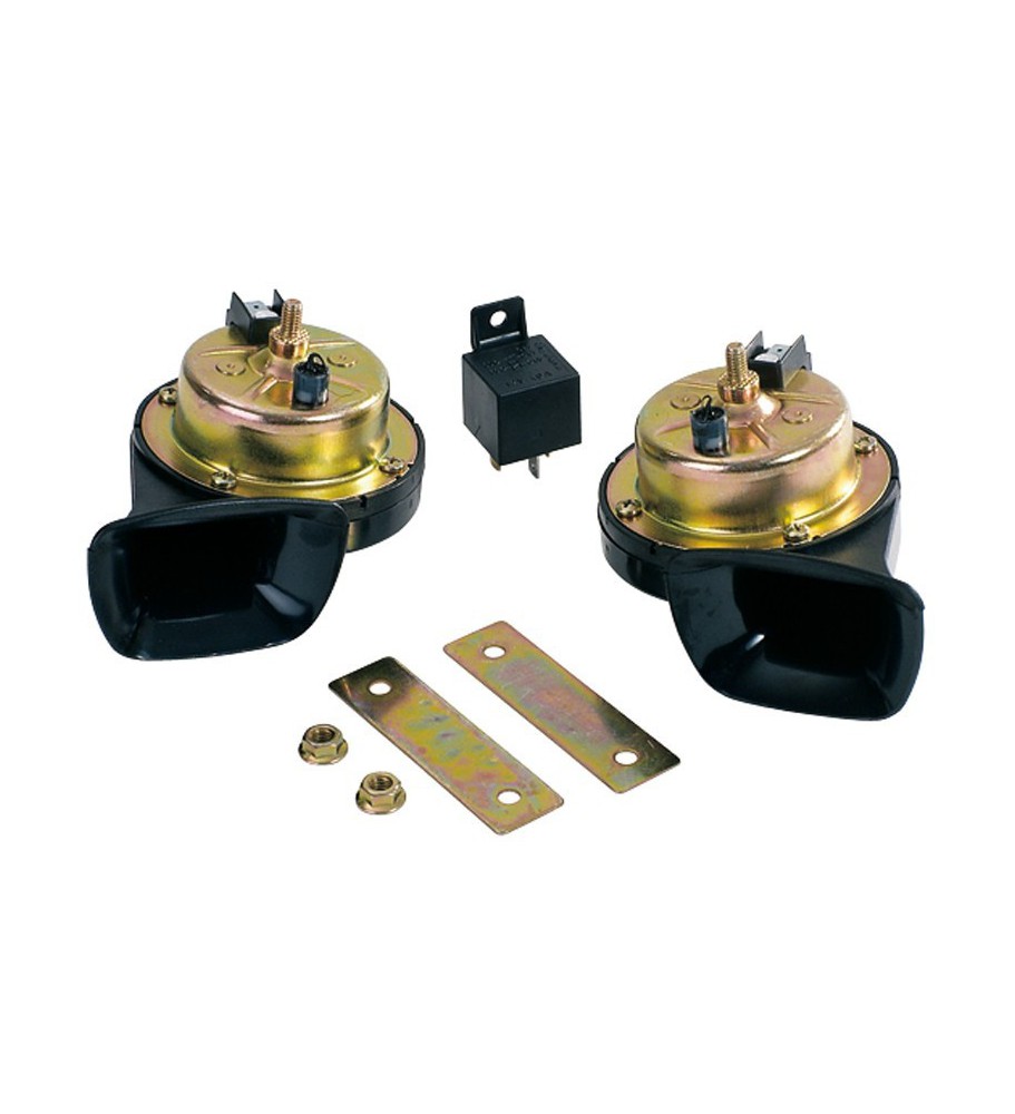 Avertisseur électrique ton grave - 112dB pour embarcations maritimes Avertisseur électrique ton grave - 112dB pour embarcations maritimes