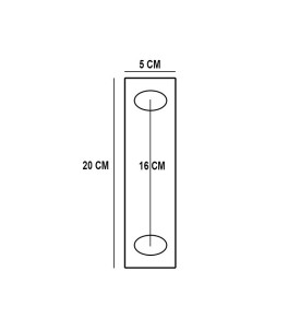 Essieu non freiné - 750 kg - 4TR130 - EAB 1180 MM - platine