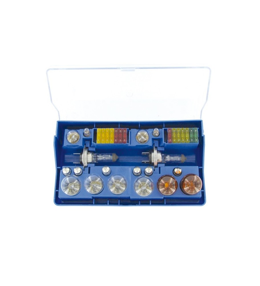 Coffret de secours 18 x H7 24V + 14 fusibles