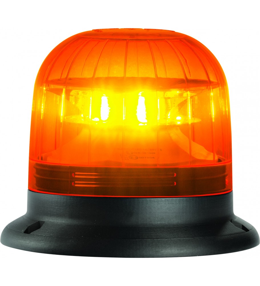 Gyrophare à led avec marquage personnalisable 12/24V orange ECE