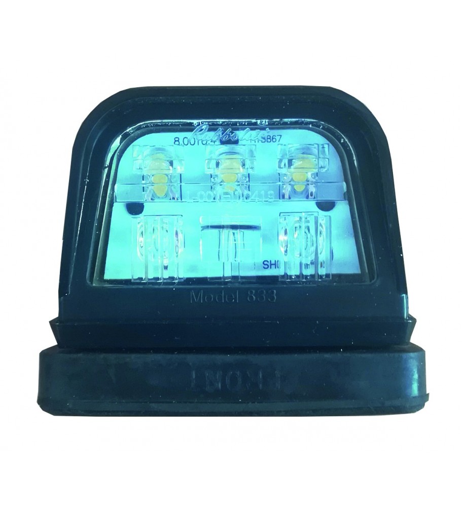 Eclaireur à LED 12/24 V - Dimensions : 76 x 66 x 53 mm