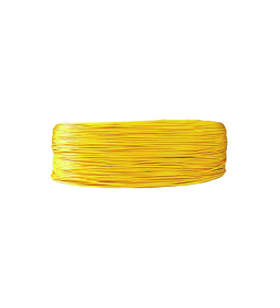 Câble 1 mm² - jaune au mètre