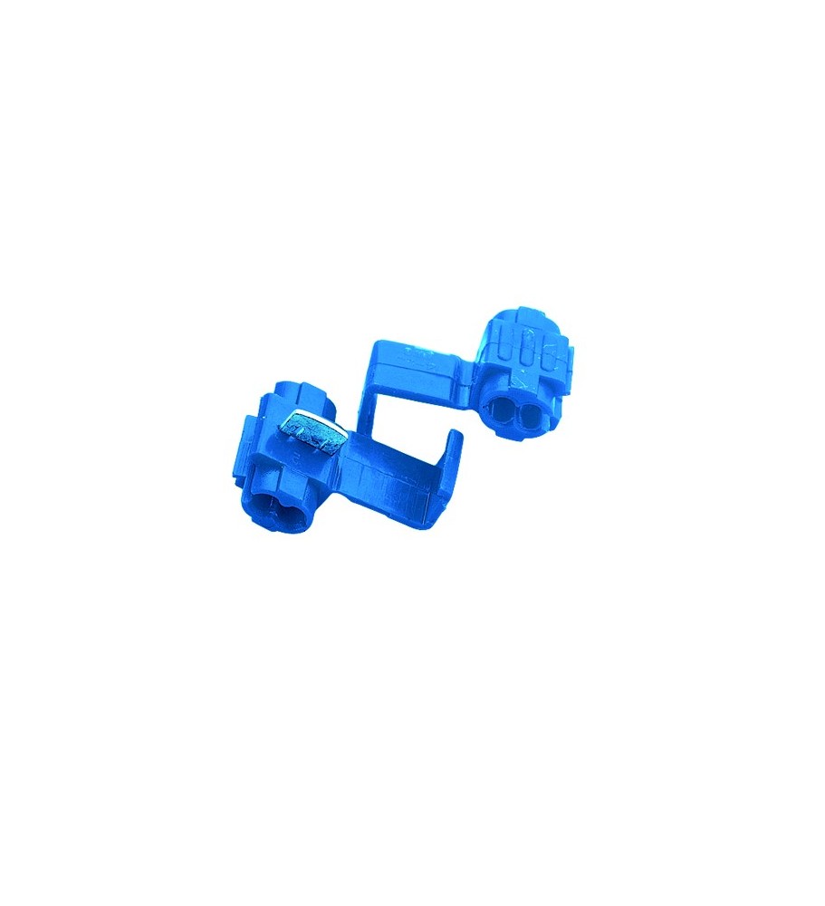 Cosses connecteurs rapide bleu 1 à 2,5 mm² - blister par 5