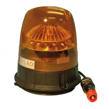 Gyrophare LED magnétique 12/24 V - H. 172 mm - Ø 140 mm