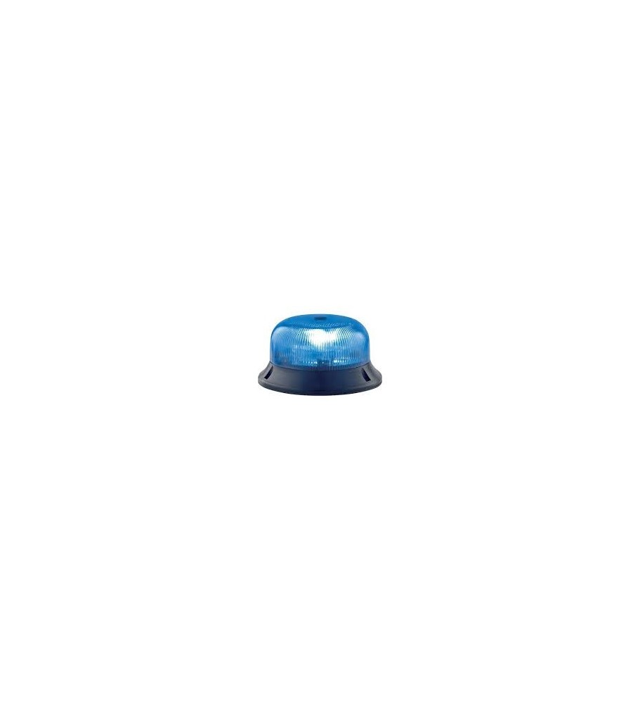 Gyrophare CRYSTAL à poser flash bleu - H. 74 mm