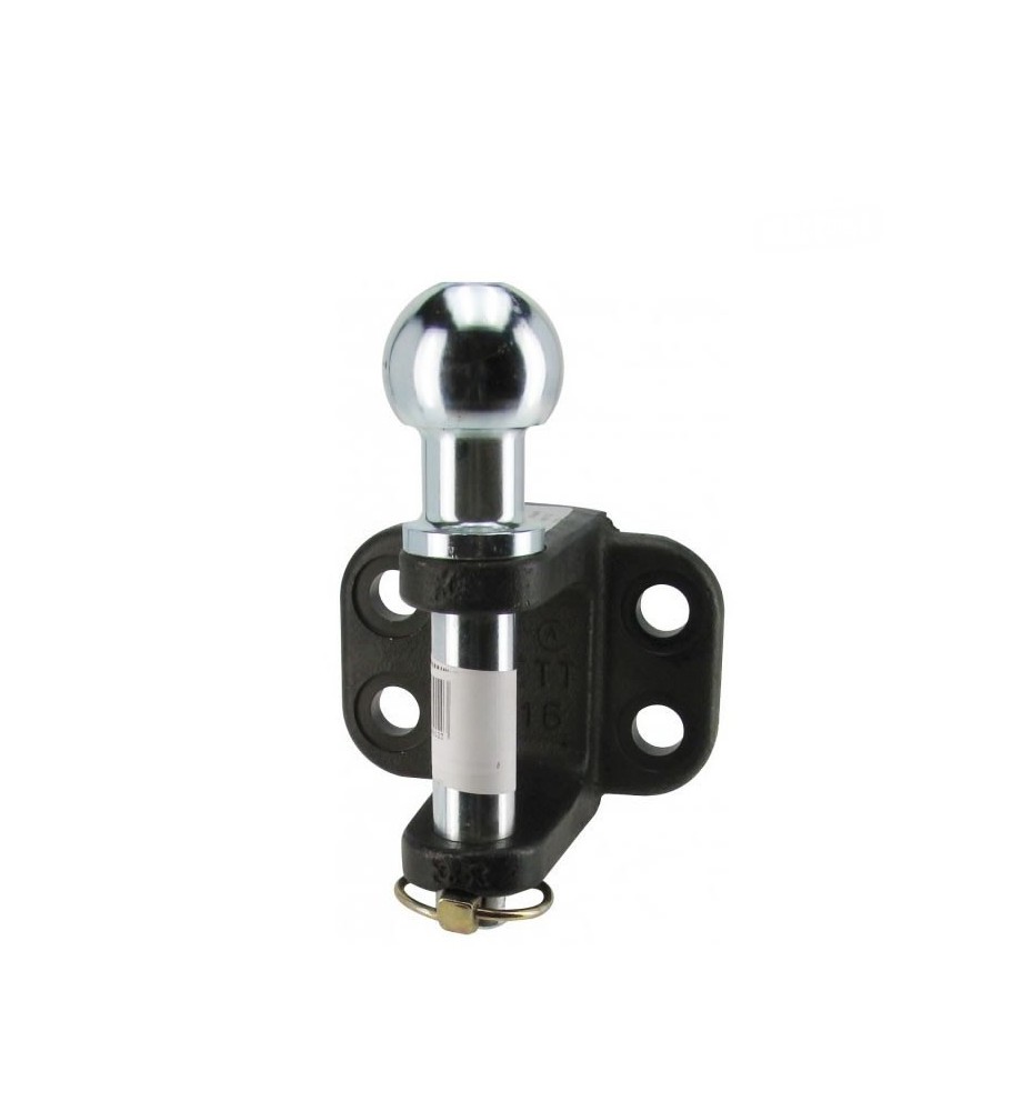 Chape d’attelage avec groupille de sécurité 4 trous Ø 17 mm Chape d’attelage avec groupille de sécurité 4 trous Ø 17 mm
