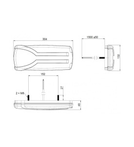 Feu LED Multifonction Arrière DroitCARMEN LZD 2401