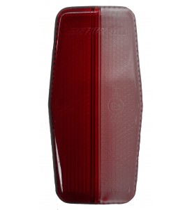 Cabochon rouge et transparent