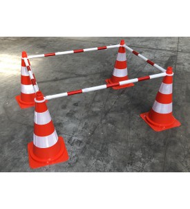 Barrière extensible pour cônes
