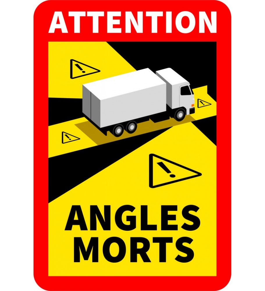 Sticker Angle mort PL bâché Sticker Angle mort PL bâché