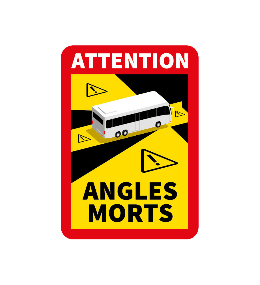 Angles Morts Bus - Autocollant angle mort