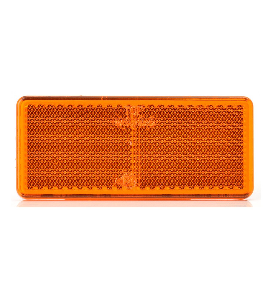 CATADIOPTRE ADHESIF RECTANGLE ORANGE