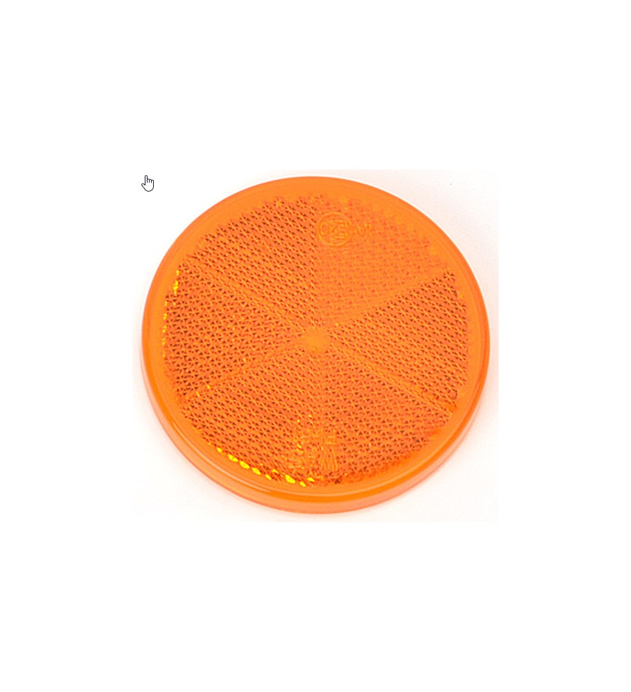 CATADIOPTRE ADHESIF ROND ORANGE 61mm