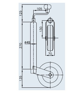 ROUE JOCKEY D48