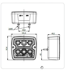 LANTERNE LED D/G