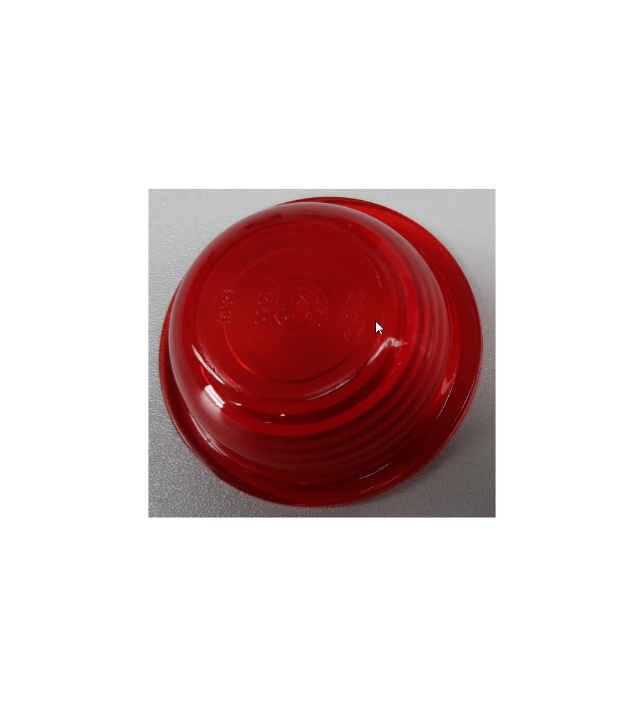 CABOCHON FEU ROND ROUGE