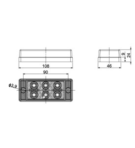 FEU ANTIBROUILLARD LED 12/24V