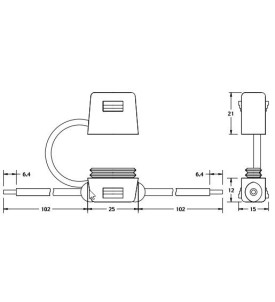 PORTE FUSIBLE INTEGRE ETANCHE