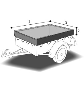 BACHE PLATE 1600 X 1220 X 70