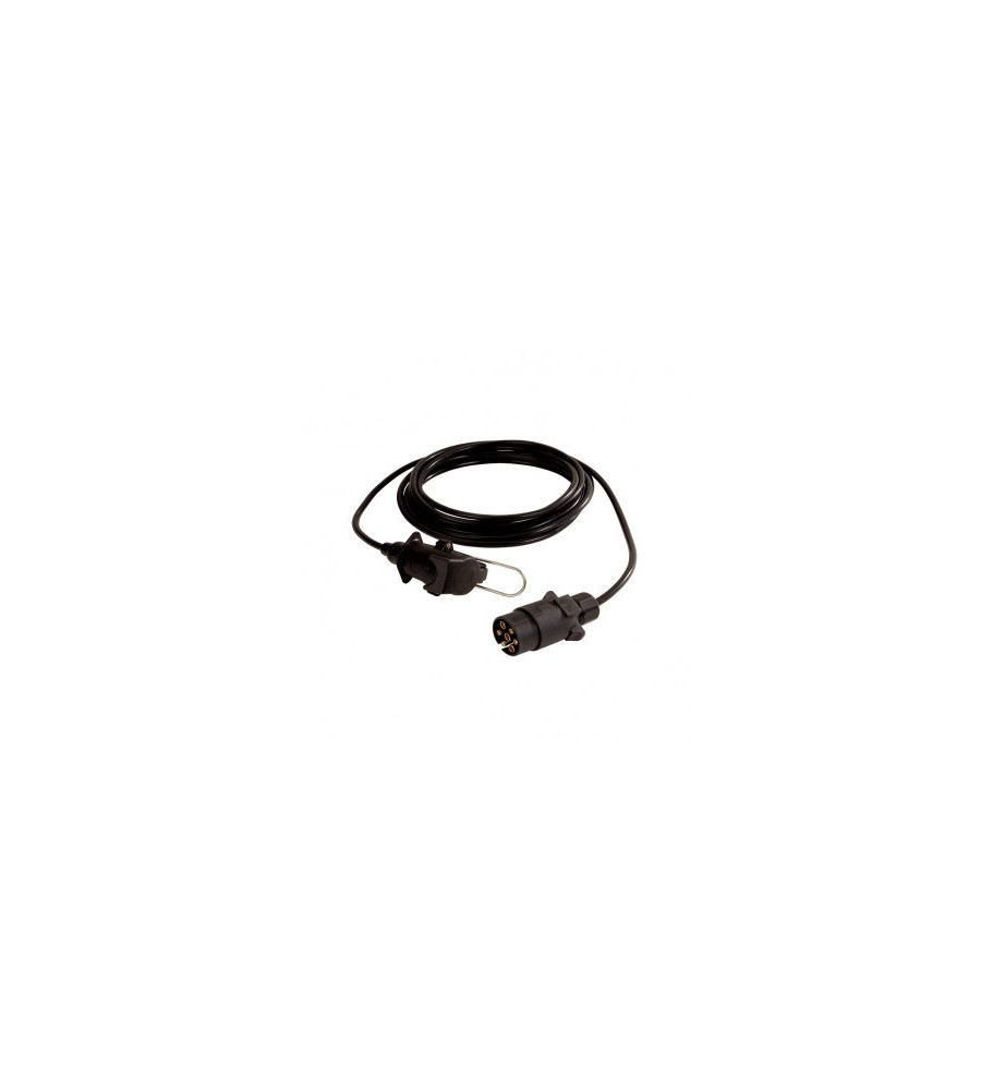 Rallonge mâle/femelle plastique 5 m - 5 x 0,5 mm²