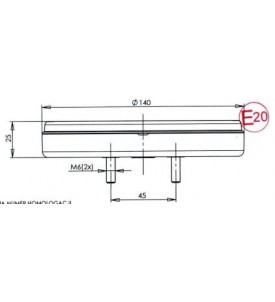 FEU ARR LED 12 24V 3 FONCT