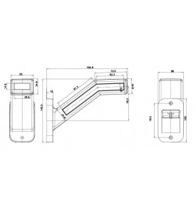 FEU DE GABARIT LED 12 24V RO D