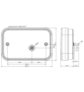 FEU ARR LED 12V 5 FONCT G 5 PIN