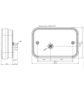 FEU ARR LED 12V 6 FONCT D 5 PIN