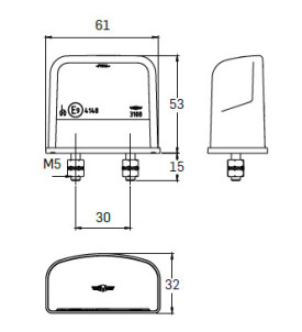 Eclaireur de plaque LED 12/24V