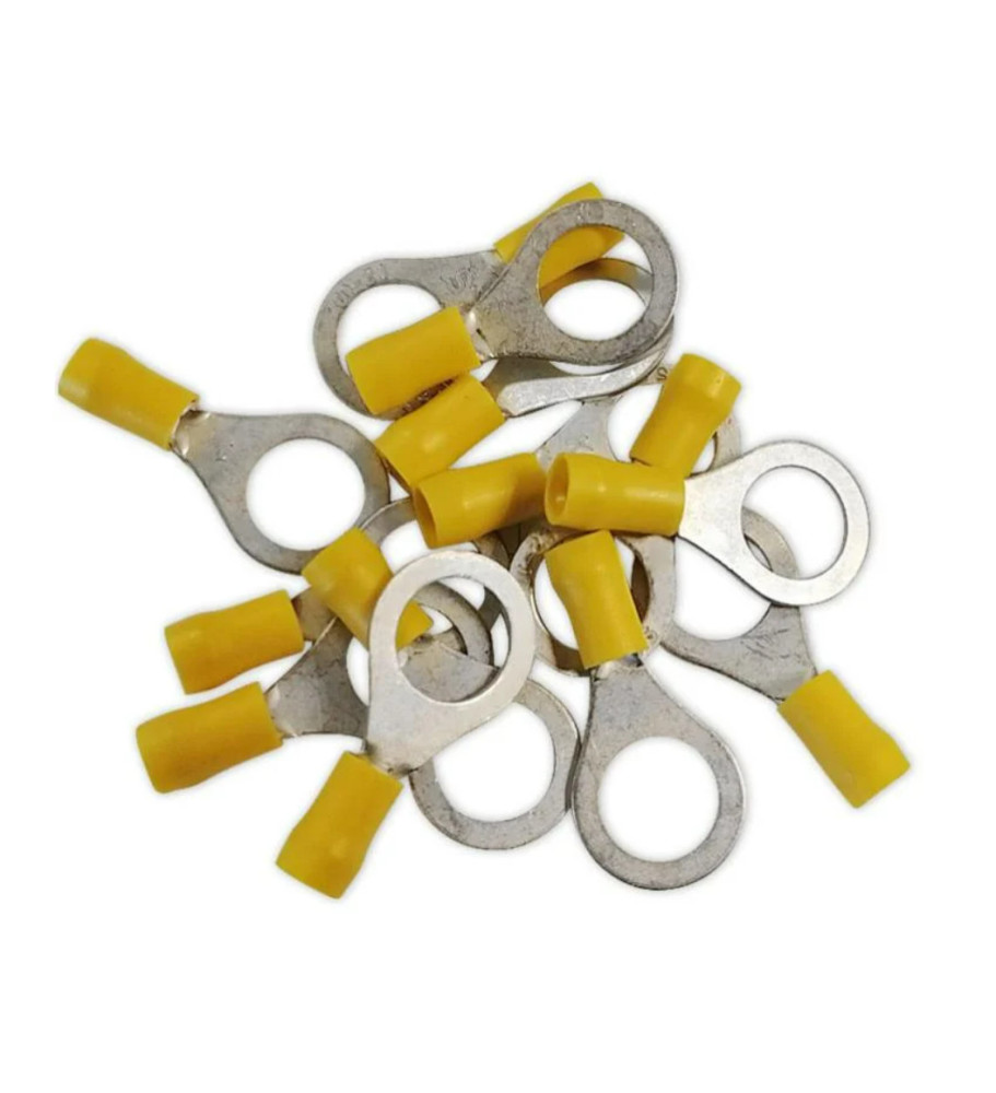 Cosses à œil jaune 6mm Cosses à œil jaune 6mm