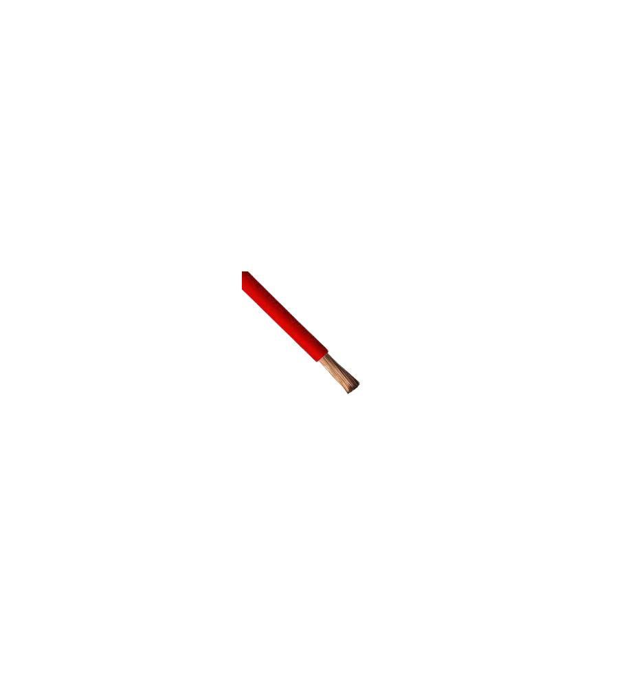 Fil de 1 mm² rouge