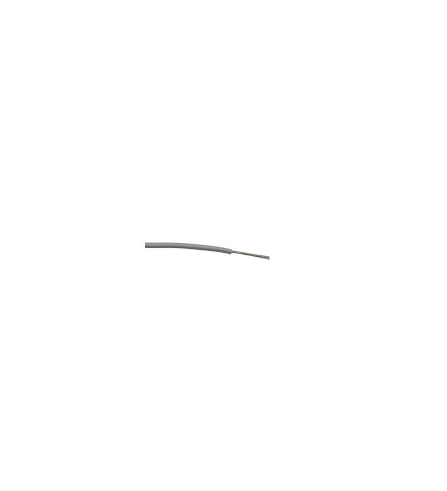 Câble 1 mm² - gris au mètre