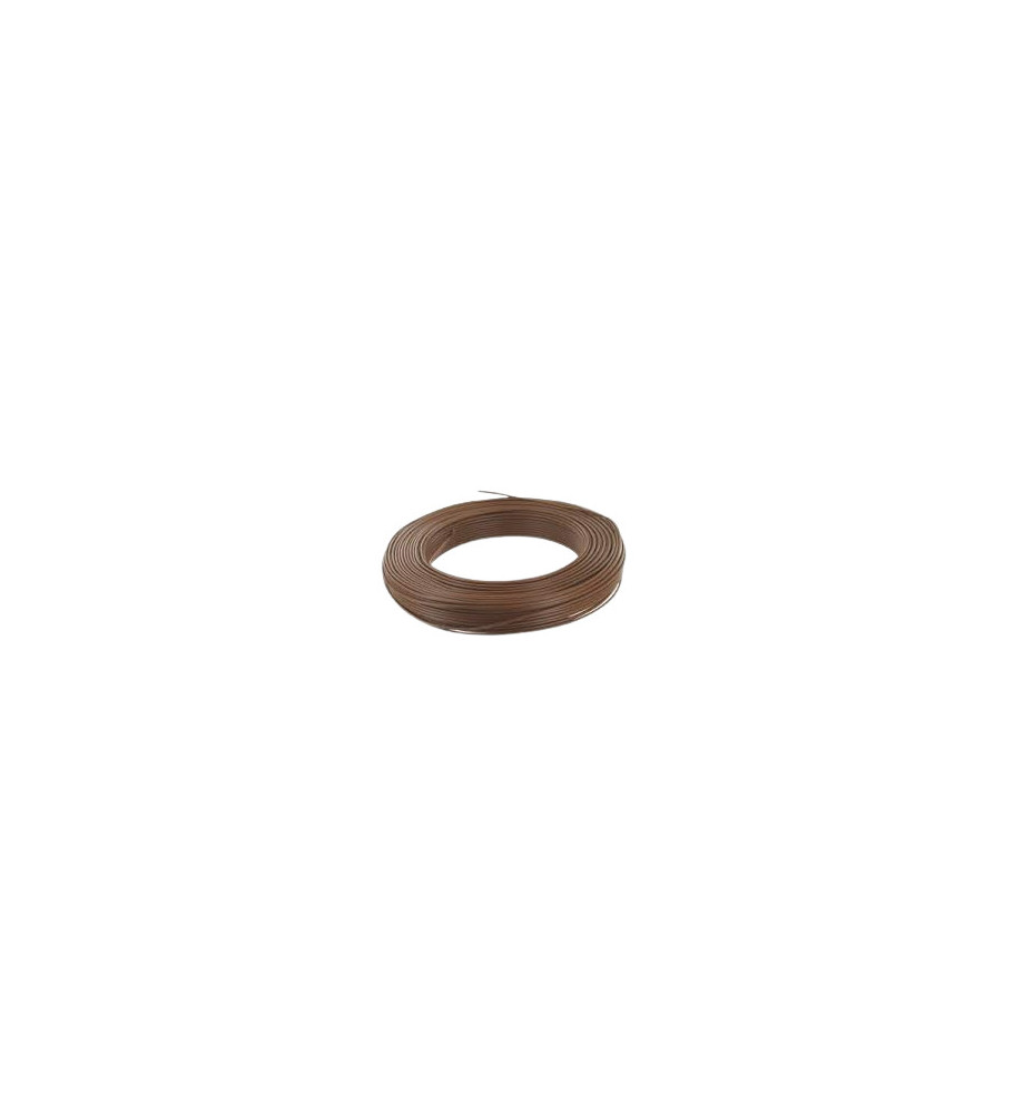 Câble 10 mm² marron au mètre