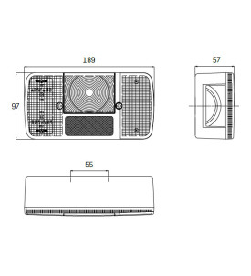 Feu 5 fonctions - SIM 3127 - Gauche AB + EP