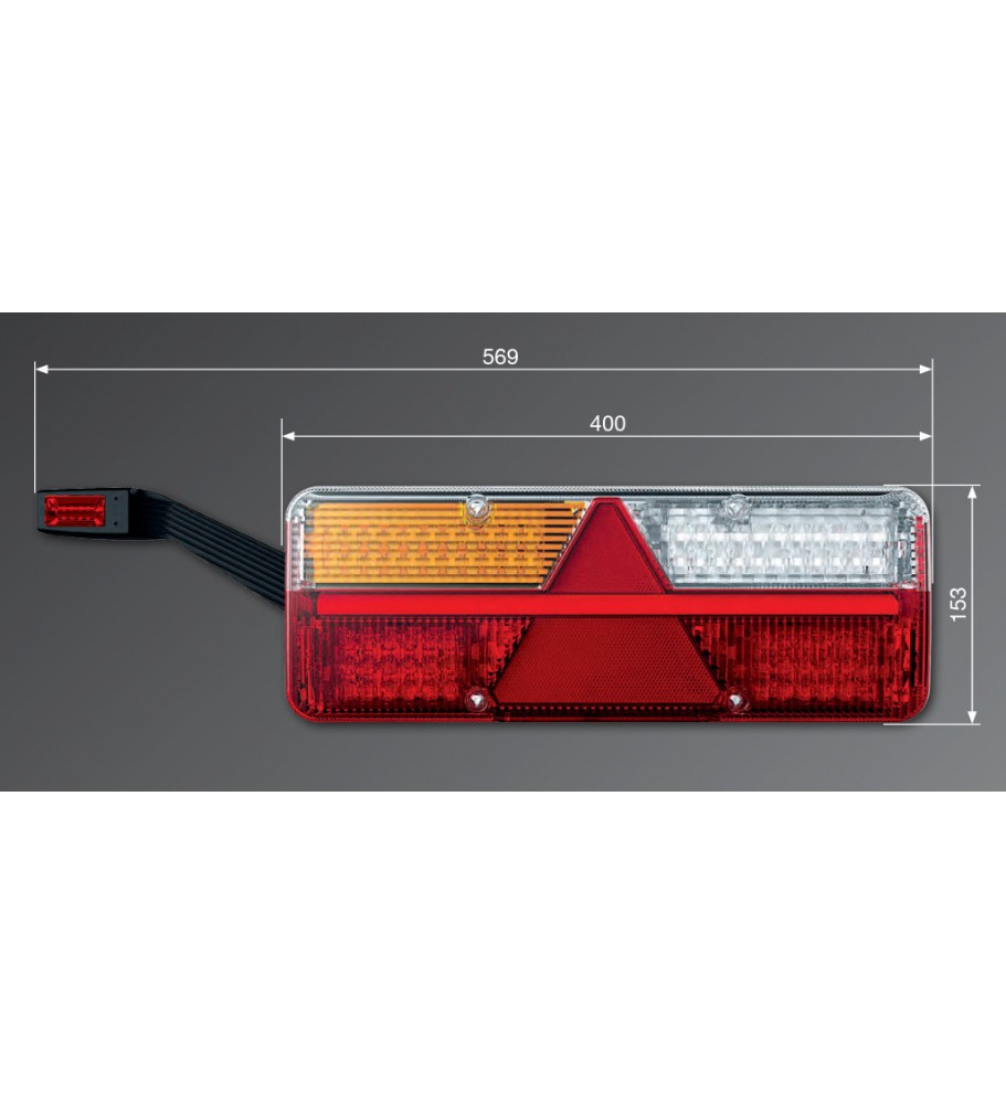 Feu Arrière Gauche à LED Pour Dacia Duster 2 Facelift (2020-2024) - Noir, Référence 265557200R, Matériaux PMMA/PP Résistants