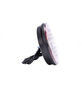 Feu arrière LED - 6 Fonctions 12-36V avec antibrouillard, câble 1m