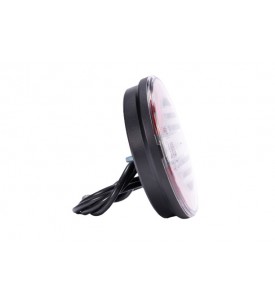 FEU ARRIERE LED ROND 12 24V 3 FONCTIONS
