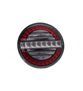 FEU ARRIERE LED ROND 12 24V 3 FONCTIONS