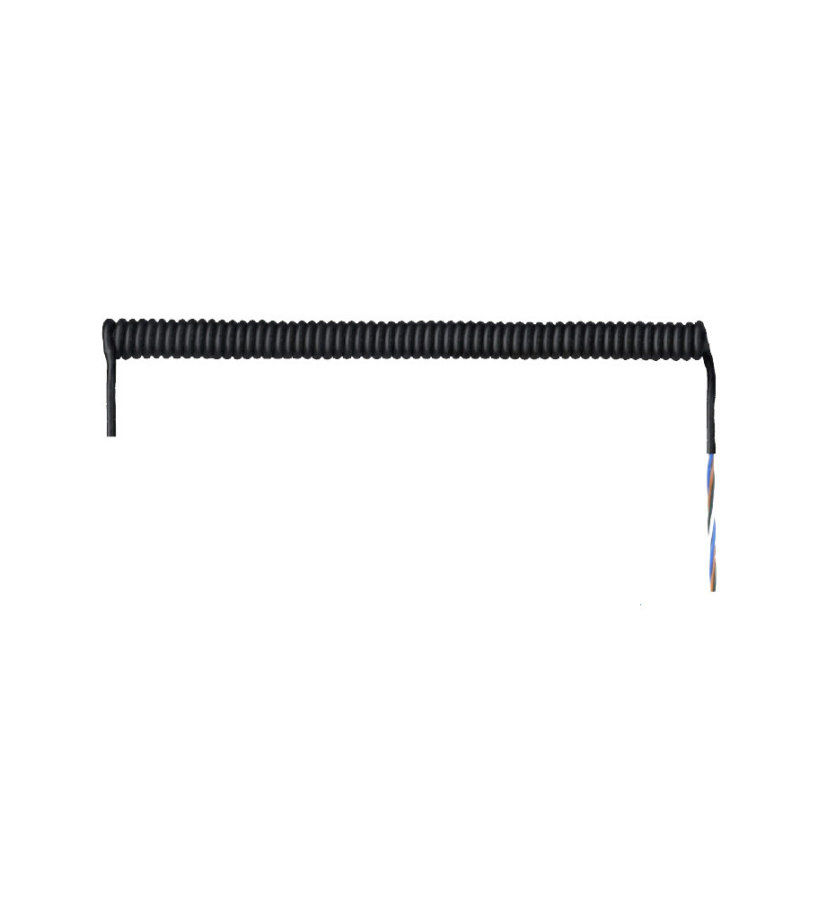 Cordon spiralé 5x1mm² nu extensible 7m Cordon spiralé 5x1mm² nu extensible 7m