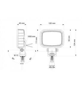 PHARE DE TRAVAIL LED CARBONLUX BLANC