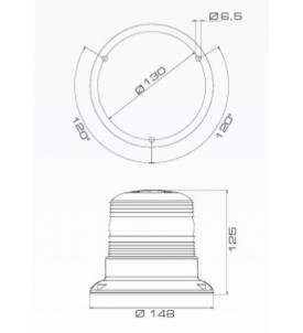 GYROPHARE LED FLT ELEV