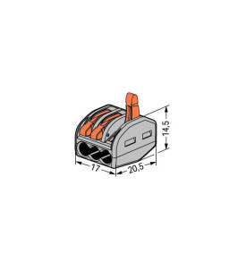 CONNECTEUR WAGO 3 VOIES