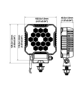 PHARE DE TRAVAIL 18 LED - 2800 LUMENS