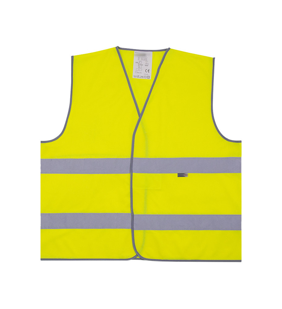 Gilet de sécurité jaune Taille Unique Gilet de sécurité jaune Taille Unique