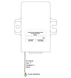 COUPLEUR-SEPARATEUR 50A COUPLEUR-SEPARATEUR 50A 300AH