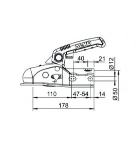 Tête dattelage ALKO AK161