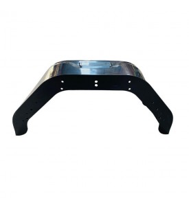 Garde-boue 14 pouces plastique noir pour remorque