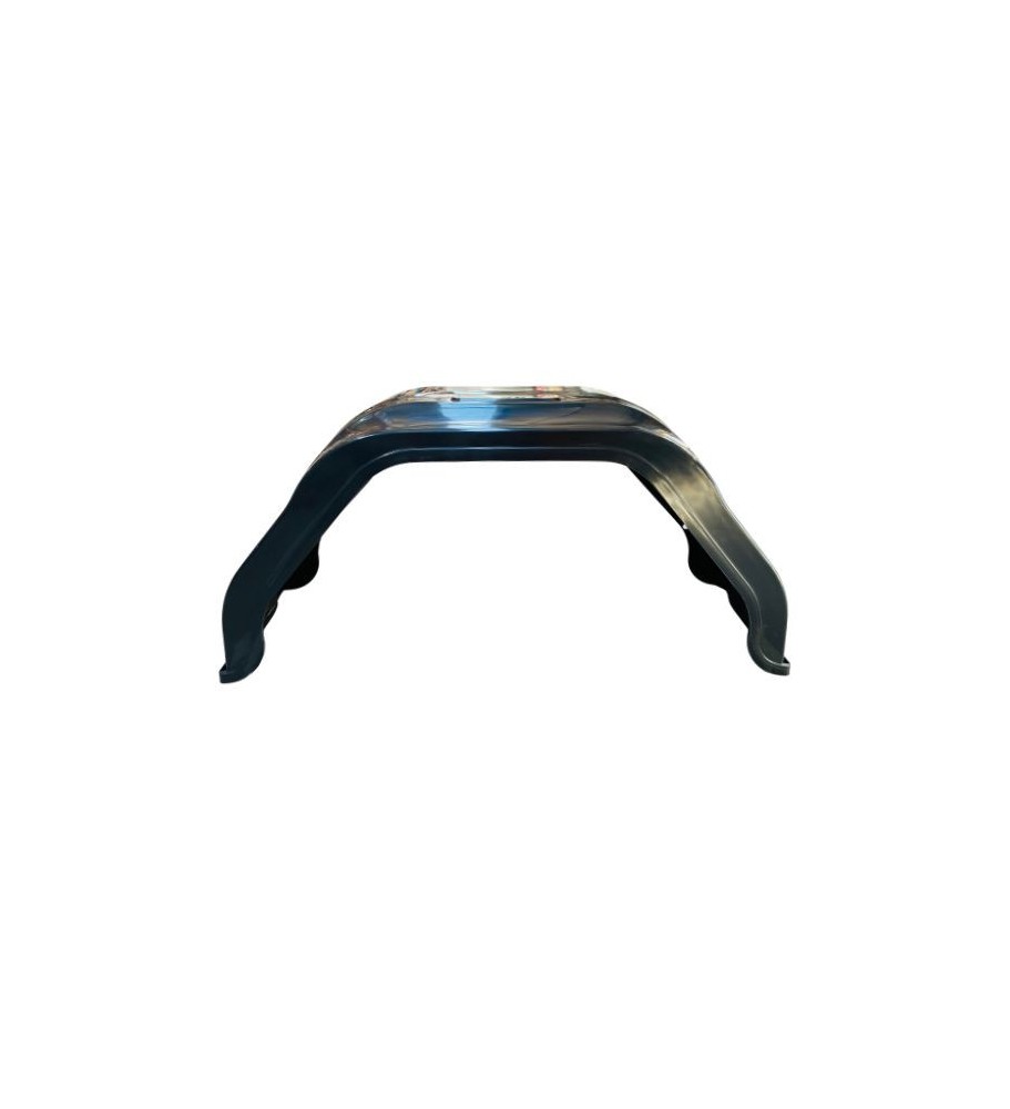 Garde-boue 14 pouces plastique noir pour remorque