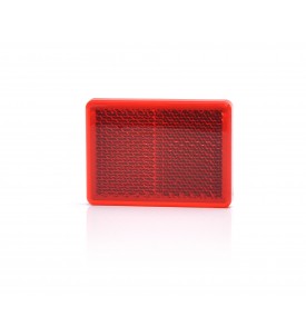 CATADIOPTRE ADHESIF RECTANGLE ORANGE - 55 x 40mm